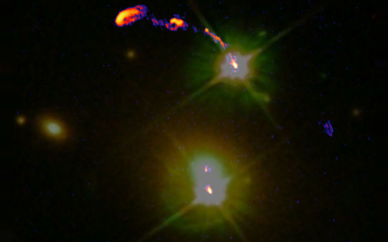 An image of a Double Quasar.