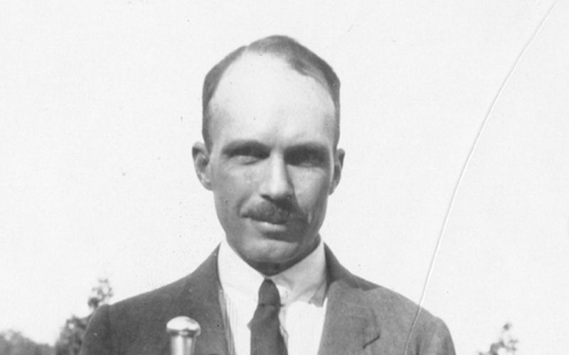 A black and white photograph of William Lawrence Bragg, 4th Langworthy Professor