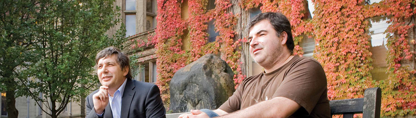 Professors Andre Geim and Konstantin Novoselov