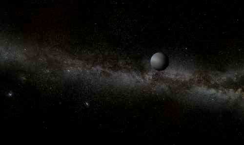 Artists' impression of a free floating planet
